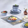 Herogo Dinnerware Sets with Pasta Bowls for 4, 16 Piece