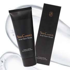 Skin Centrick Acne Face Cleanser - Advanced Formula with Niacinamide, Purifying Clay, and Salicylic Acid for Oil Control and Skin Comfort - Paraben-Free, Non-Comedogenic