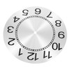 LALAFINA DIY Wall Clock Dial Unique Round Clock Panel for