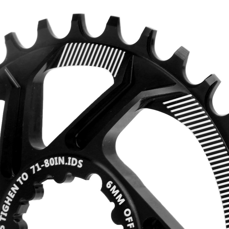 Bike 32T Single Speed Chainring 6mm Offset Direct Mount Narrow