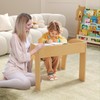 HONEY JOY Kids Table and Chair Set, Children Wooden Activity