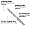 SICWOOD Spiral Flush Trim Router Bit 1/4 Shank, 1/4" Cutting