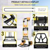 Folding Hand Truck and Dolly, 440lbs Capacity Portable Luggage Dolly