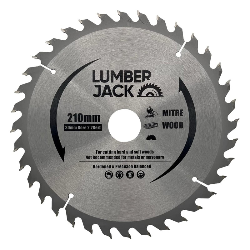 LUMBER JACK TCT Circular Wood Saw Blade 210mm x 30mm