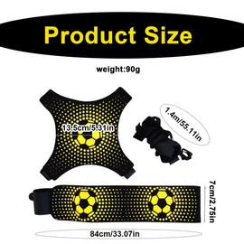 Verstellbarer Hüftgurt Fußball, Fußball Kick Trainer Solo Fussball Trainingszubehör Kinder Fußball Training Verstellbar, Fußballtraining mit Neopren Gürtel für Kinder Anfänger Erwachsene