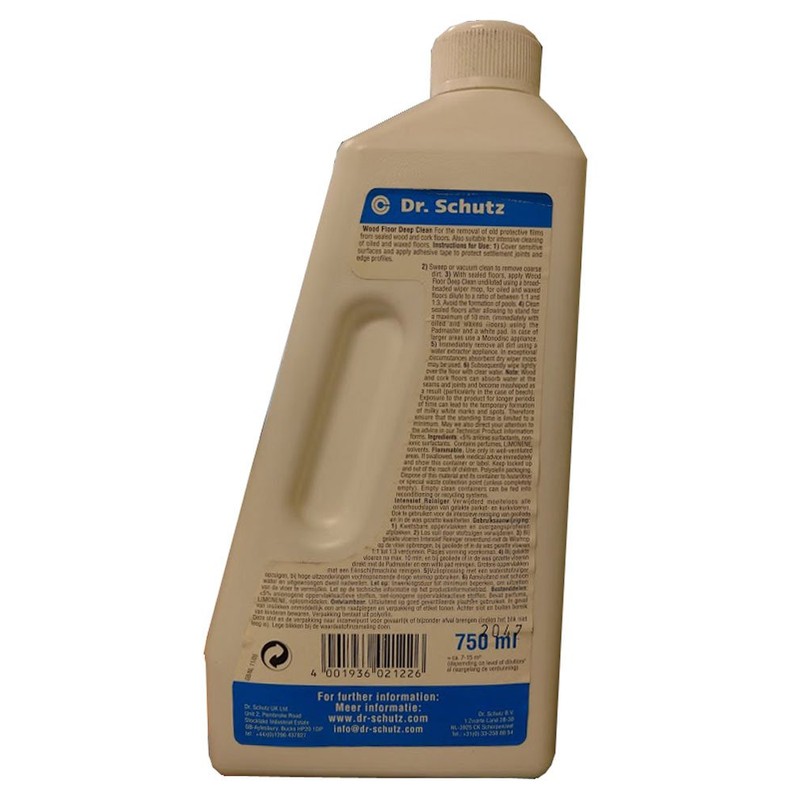 Dr. Schutz Wood Floor Deep Clean 750 ml