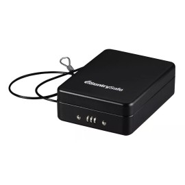 SentrySafe Alhajero Caja Seguridad Portatil Negro Cable Combinacion