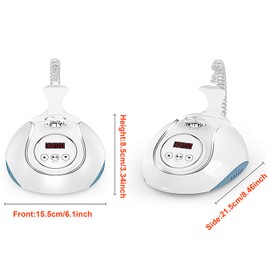 Elitzia Body Shaper Skin Care Tools Belly Waist Massager 9 Levels of Energy ET1804N (White)