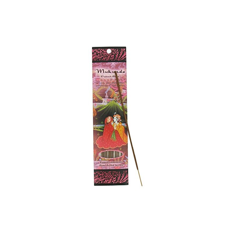 RAMAKRISHNANANDA Incense Stick Mukunda Patchoul, 1 EA