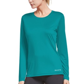 BALEAF Women's Long Sleeve Running Shirts Quick Dry Athletic Workout Tops