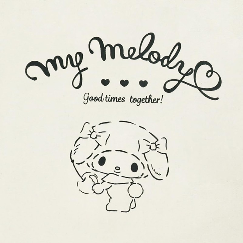 J's Planning HAL005 My Melody Tote Bag, Canvas Tote Bag