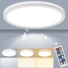 24W Motion Sensor LED Ceiling Light Wired, 2400lm 12Inch 2700K/4000K/6500K