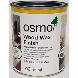 Osmo Wood Wax Finish Transparent, 3166 Walnut - .750 Liter