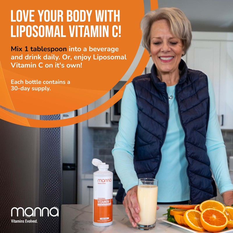 Manna Vitamins Evolved - Liposomal Vitamin C – High Absorption