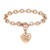 zeqingjw Infinity Heart Cremation Bracelet for Ashes - Stainless Steel