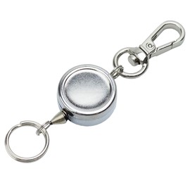 KOYOKOMA Key Reel, Small Reel, Carabiner, Lightweight, Keyring, Key Chain, Cord, Key, Camping, Outdoors, Fishing, Stretchable, Stretchable