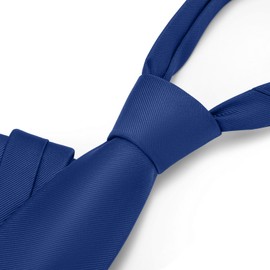 Junmaxroad 63'' XL Navy Dark Blue Ties For Men Solid Color Extra Long Neckties 3.35" (8.5CM) Men's Big and Tall Ties with Gift Box