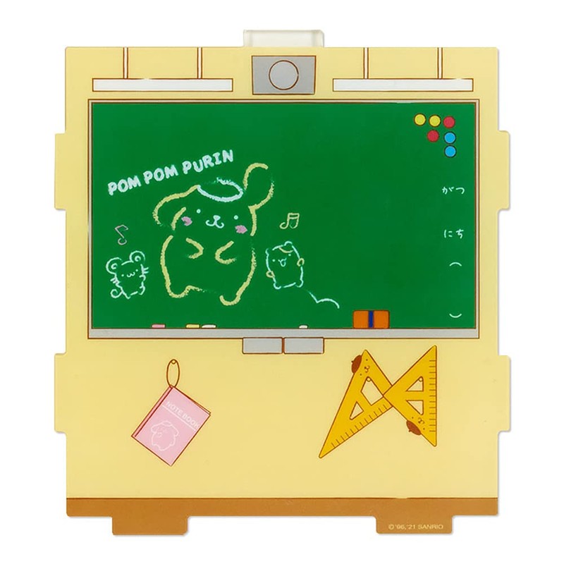 Sanrio (SANRIO) Pompompurin Acrylic Stand Room Classroom (Enjoy Idol) 868850
