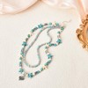Boho Beaded Necklaces for Women Heart Pendant Necklace Bohemian Layered