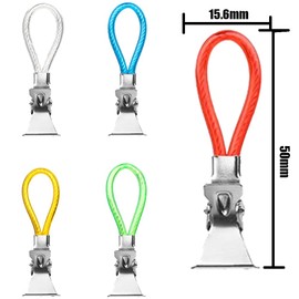 Pack of 20 Towel Clips Towel Hooks Colourful Replacement Eyelets Hooks Kitchen Tea Towels Hooks Set Towel Hooks Towel Clips Towel Holder Clips for Bathroom Kitchen 5 Colours