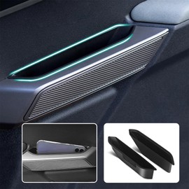 Cadiwe Door Handle Storage Box Compatible with Ford Bronco 2021-2025 Accessories, Phone Holder Front and Rear Door Grab Handle Pocket Storage ABS Plastic 2PCS