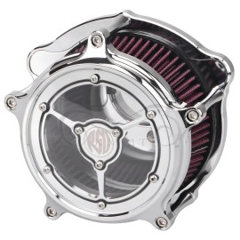 Unbranded Chrome Air Cleaner Intake Filter System Kit For Harley Street Bob Softail Trike
