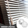 IMIKEYA Beaded Chain Stops 25pcs Clear Blind Shade Bead Chain