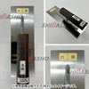 SHIBASHO Square Trowel (White Silver, Yasugi Steel, Black Handle) For