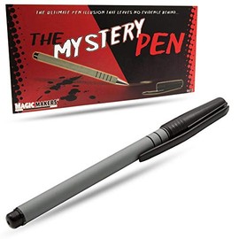 Magic Makers The Mystery Pen Deluxe Magically Penetrate Solid Objects Without Damage - Visual Street Close Up Performance Illusion Prop