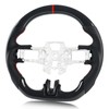 Voonke Steering Wheel for Mustang Black Hydro-Dip Carbon Fiber D-shaped
