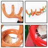 Inflatable Antler Ring Toss Game Set Christmas Reindeer Ring Toss