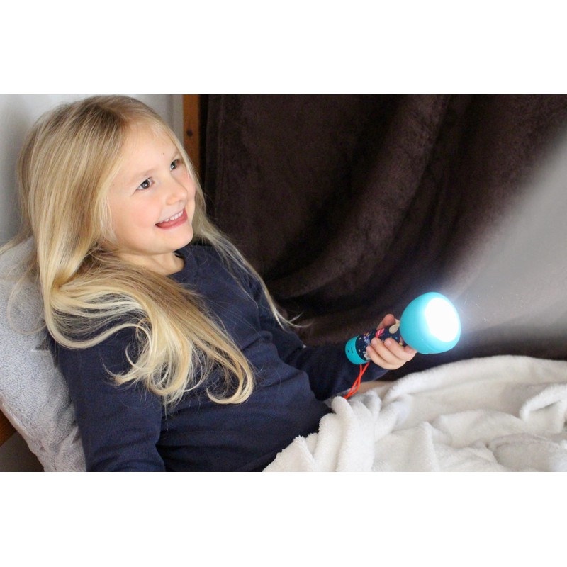 moses. Space, torcia elettrica compatta e robusta per bambini, design