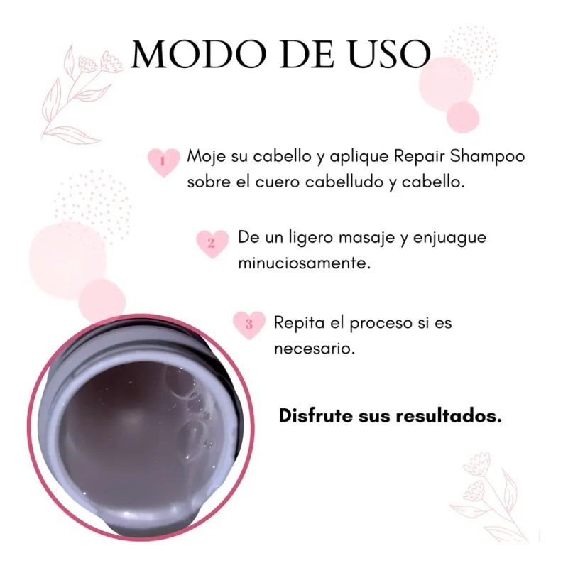 Shampoo Restructurante Cabello Fuerte Y Elástico 500mlyellow
