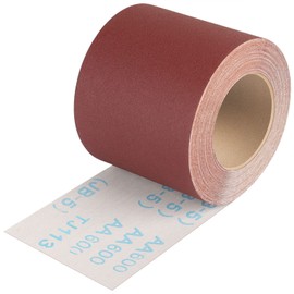 Shineboc Sandpaper Roll, 600 Grit 93mm x 10m Wet Sanding Cloth-Based Emery Cloth Sanding Rolls, Wear Resistant Sanding Sheet Rolls for Wood Metal Stainless Steel Hand Sanders