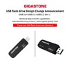 Gigastone Z30 256GB USB 3.2 Gen1 Flash Drive, Capless Retractable