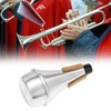 Trumpet Mute, Aluminum Lightweight Practice Trumpet Mute for Jazz,Classic, Mini