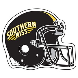 Craftique Southern Mississippi Decal (Southern Miss Helmet Decal (3",4",6",12"), 6 in)