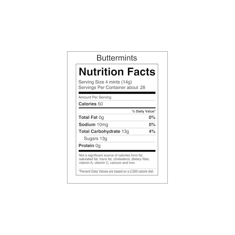 Mr. & Mrs. Buttermints (108 individually wrapped mints) Wedding Candy