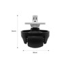 VZU Sweeper Front Wheel, Silent Wheel Quiet Front Wheel, Replacement
