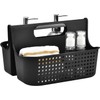 ALINK Plastic Shower Caddy Basket, Portable Divided Cleaning Supply Storage
