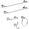 Delta Faucet 76446 Ashlyn Wall Mounted Towel Ring in Chrome,