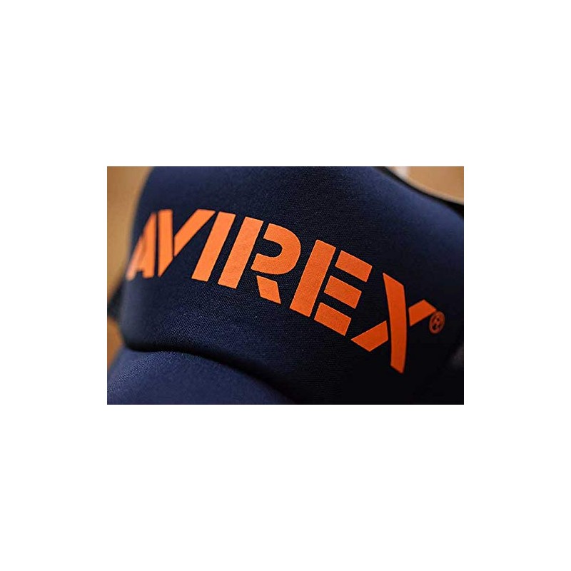 AVIREX Avilex Cap Men's Mesh Cap Hat, 49.navy