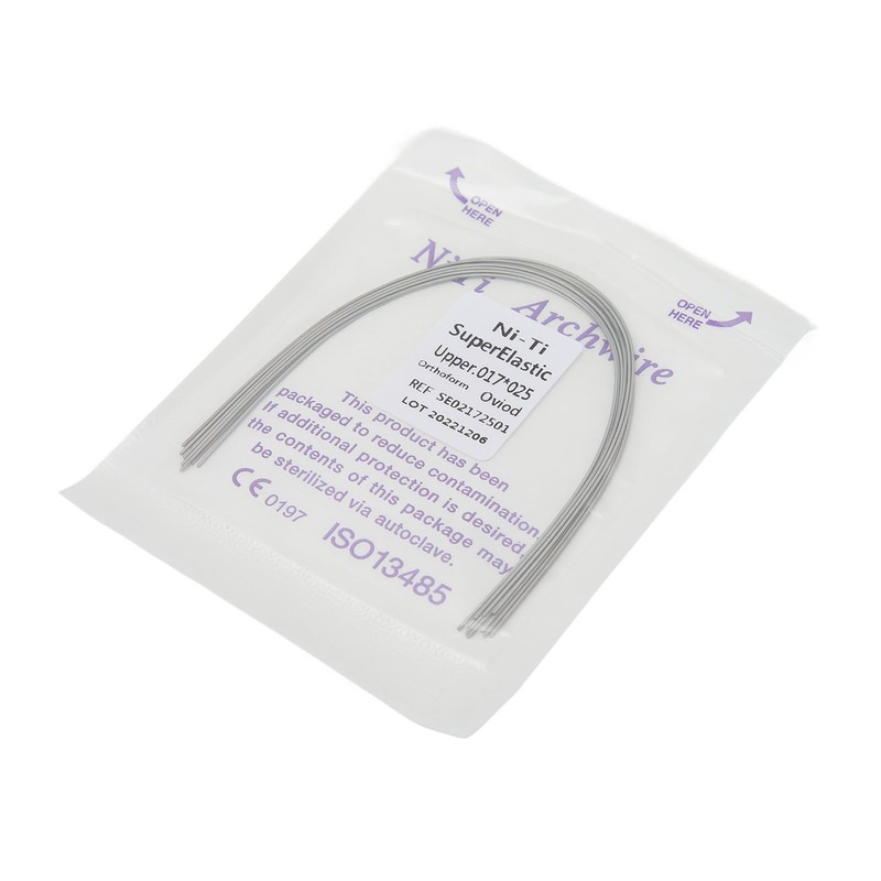 50pcs Orthodontic Rectangular Arch Wire Nickel Titanium Dental Orthodontic Arch