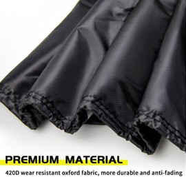 Guisong Gym Rack Cover with Waterproof Zipper, Protective Cover for Squat Rack and Weight Lifting Machine,Home Gym Workout Equipment Covers for Indoor or Outdoor-55.8"W x 40"D x 80"H