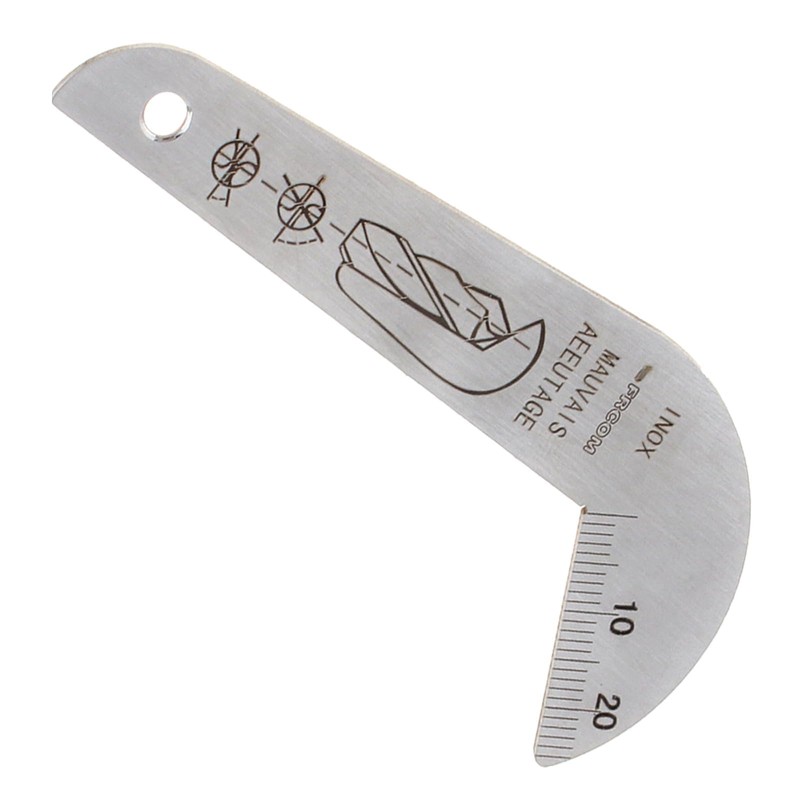 Smgda Drill Bit Gauge, 118 Degree Angle Drill Sharping Tools,