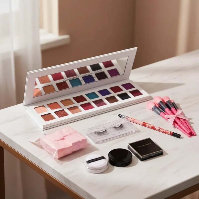 Paleta De Sombras Glamierre Enchanted + Kit Regalo Completo