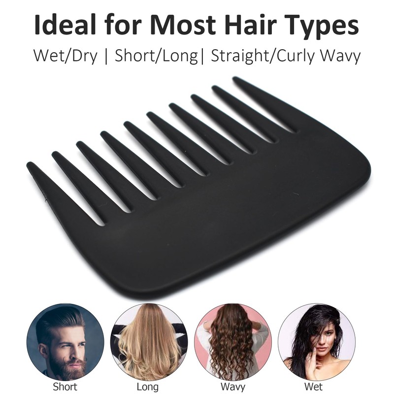 Professional Streaker Comb Anti-Static Wide Tooth Comb Styling Comb Detangling