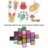 Almohadilla de tinta 20 colores - Kit DIY para sellos