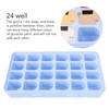 Gouache Paint Box 24 Well Storage Palette Box Portable Plastic