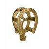 Tack Room Studio Brass Horseshoe Bridle Rack- Brass Finish